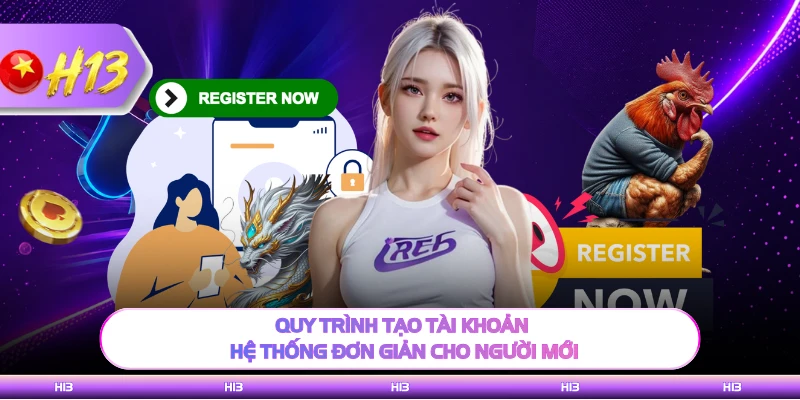 Quy trình tạo tài khoản hệ thống đơn giản cho người mới